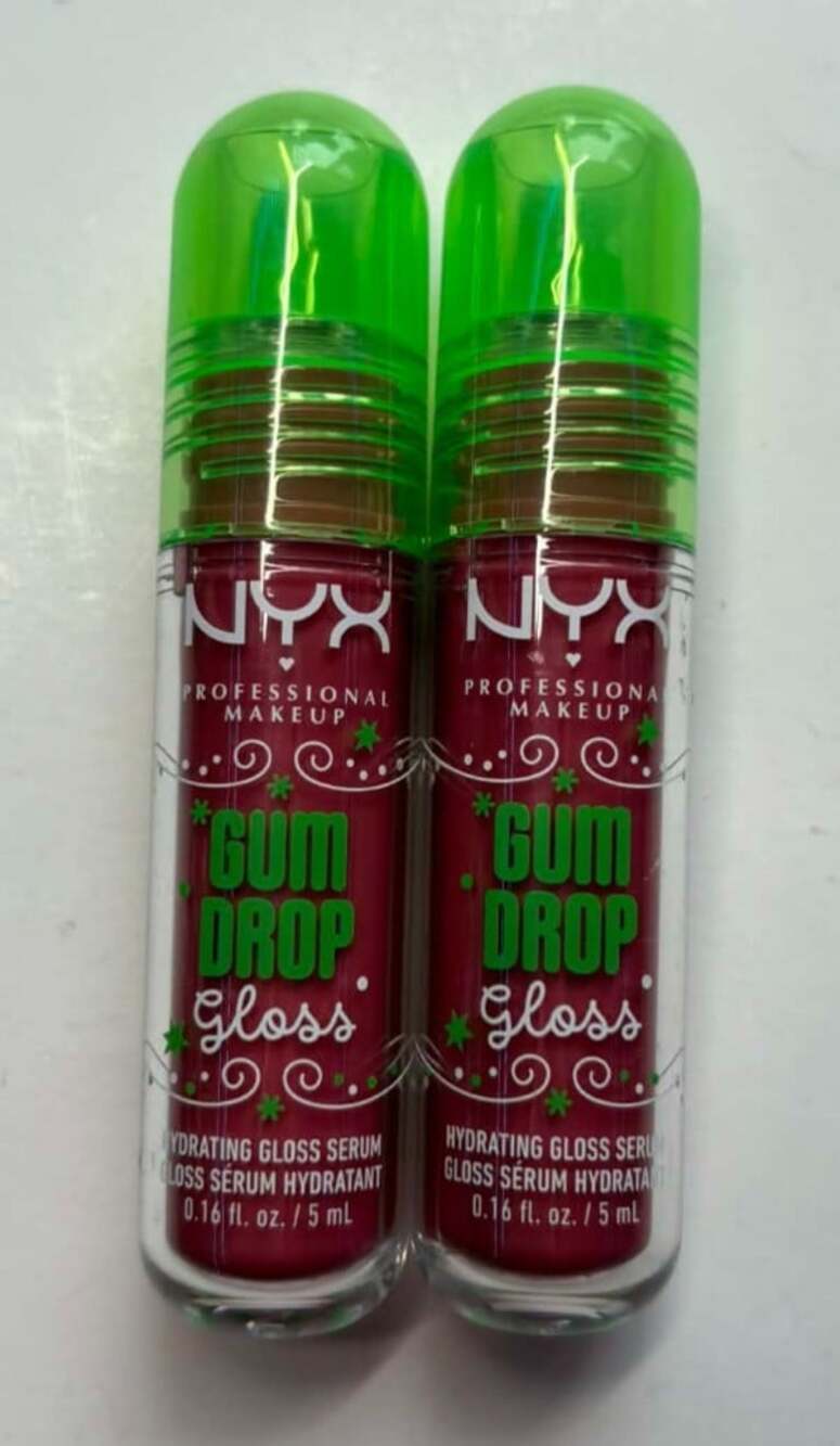 NYX Gum Drop Hydrating Gloss Serum 02 Bubblegum Burst Lot of 2